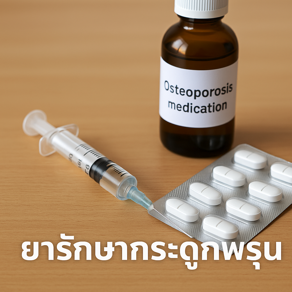 ยารักษาโรคกระดูกพรุน มีกี่แบบ? ออกฤทธิ์ต่างกันอย่างไร?