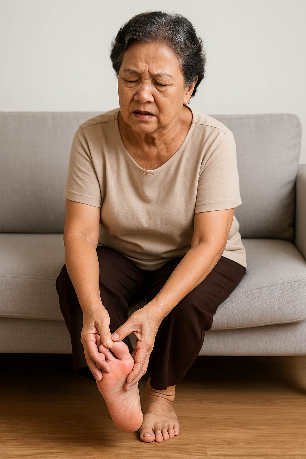 อาการชาร้อนฝ่าเท้าในผู้สูงอายุ อาการเรื้อรัง 6 เดือน — เกิดจากอะไร? อันตรายไหม? และรักษาอย่างไรให้ดีขึ้น
