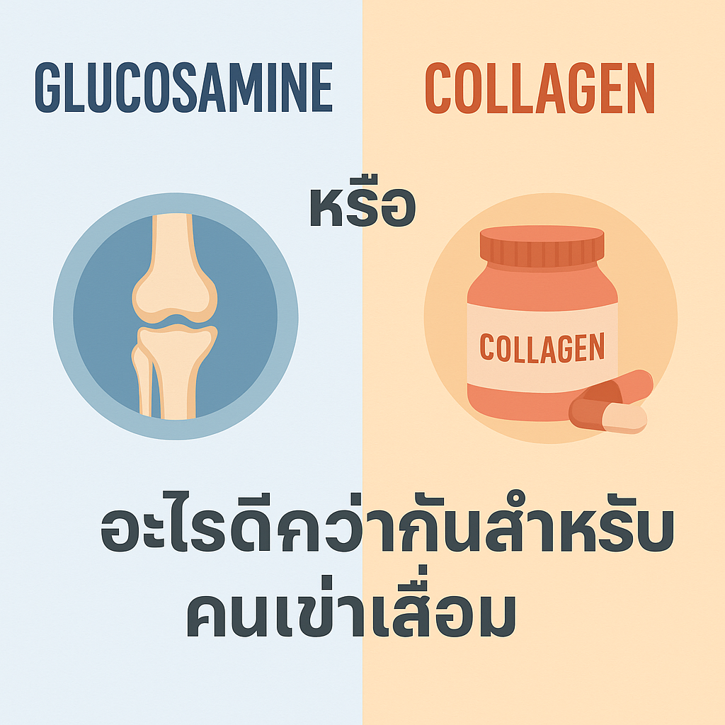 ก่อนจะควักเงินพันซื้อ "คอลลาเจนบำรุงข้อ" อ่านโพสต์นี้ก่อน!
มันดีจริงไหม? หรือแค่โฆษณาชวนเชื่อ? เทียบกันหมัดต่อหมัดระหว่าง "รุ่นเก๋า" (กลูโคซามีน) vs "รุ่นใหม่" (คอลลาเจน)