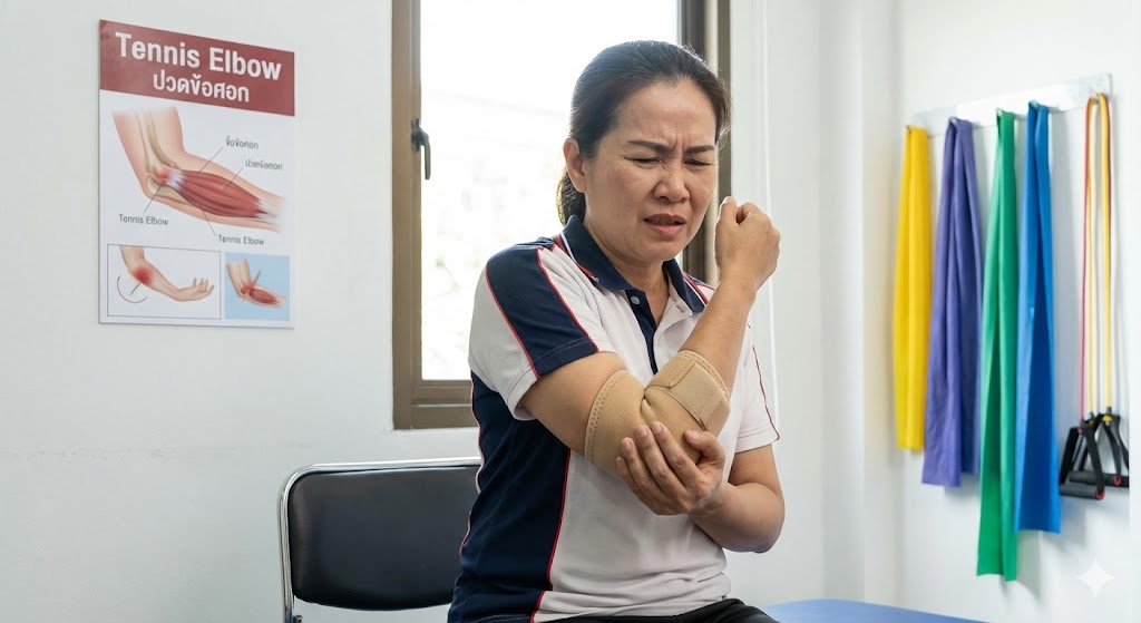 ไม่ได้ตีเทนนิส... ทำไมถึงเจ็บศอก? ระวัง 5 พฤติกรรมทำร้าย "เอ็นข้อศอก" ที่คุณทำทุกวันโดยไม่รู้ตัว