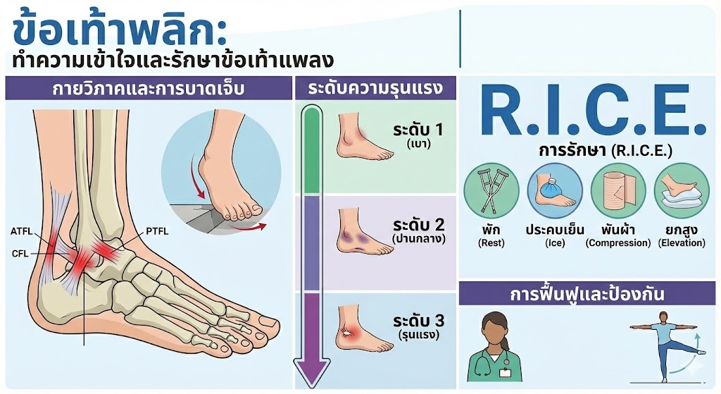 สาวกส้นสูงต้องระวัง! 👠 สะดุดกึกเดียว เส้นเอ็นอาจขาดได้! เช็กสัญญาณอันตราย ข้อเท้าพลิกแบบไหน ต้องรีบไปหาหมอ?”