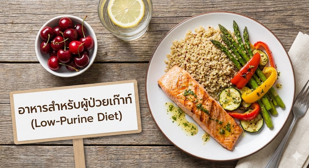 เมื่อ “เก๊าท์” บุก! กินอะไรได้บ้าง? คู่มือโภชนาการฉบับเข้าใจง่าย เพื่อลดปวดและลดกรดยูริก