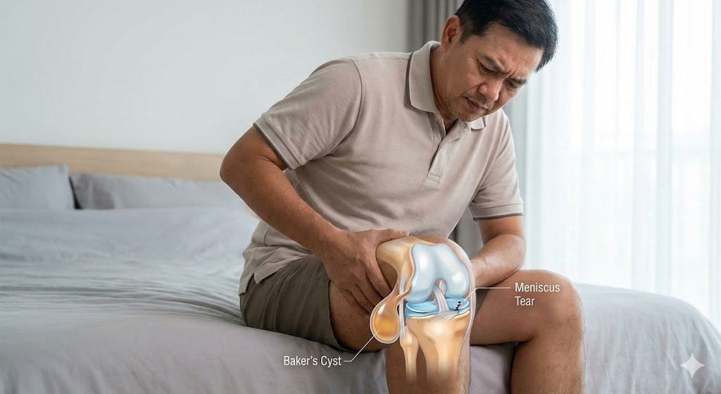 ปวดพับเข่า อย่าแค่นวด! รู้จัก "Baker's Cyst" ภัยเงียบของผู้ชายวัยเก๋า ที่ไม่ใช่แค่เรื่องเส้นเอ็น