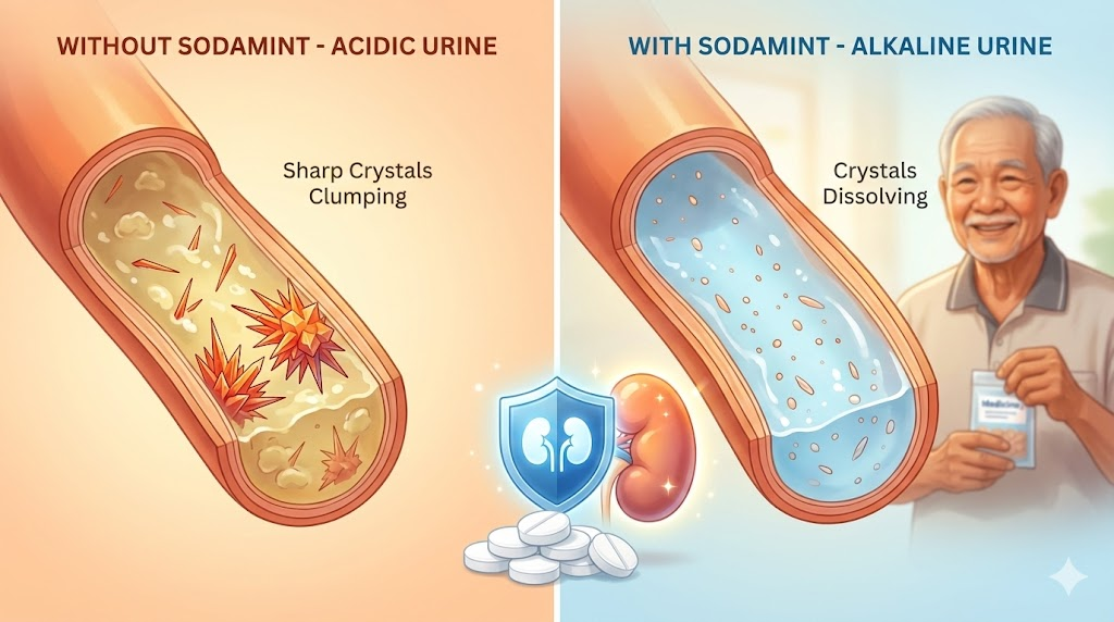 โซดามิ้นท์ (Sodamint)... ยา ที่คนเป็นเก๊าท์และโรคไตควรรู้จัก ช่วยลดกรด ยืดอายุไตได้จริงหรือ?