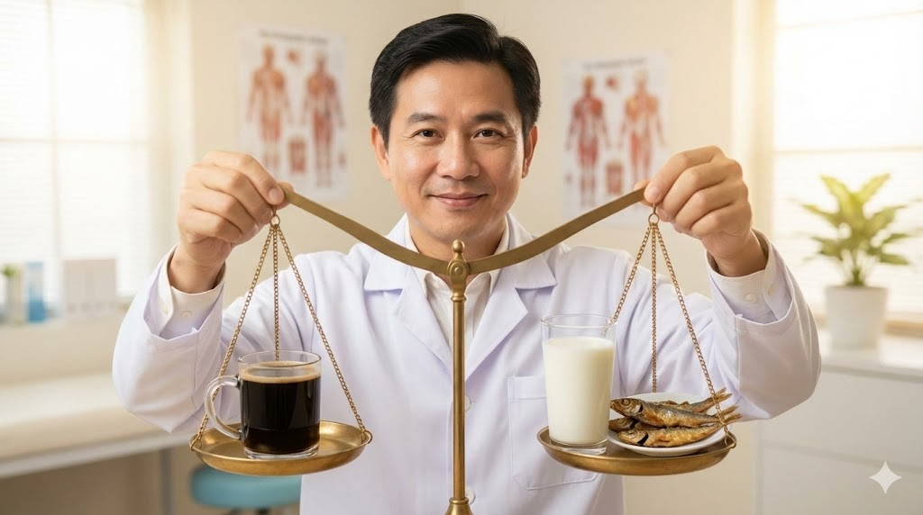 กาแฟกับกระดูกหัก: ต้อง "งด" หรือแค่ "ลด" ถึงจะหายไว? ไขความจริงเรื่องคาเฟอีนกับกระดูก