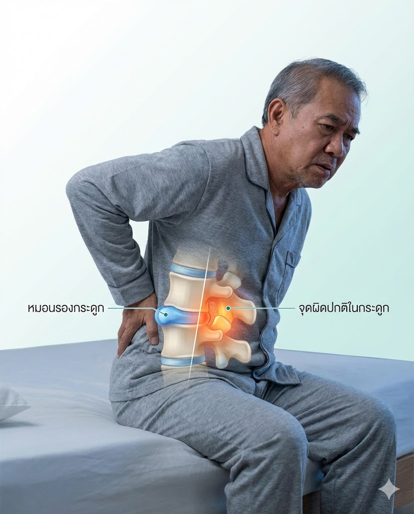 ปวดหลังเรื้อรัง... เป็นแค่ "หมอนรองกระดูก" หรือ "มะเร็ง" แอบซ่อนอยู่? (วิธีสังเกตสัญญาณอันตราย)