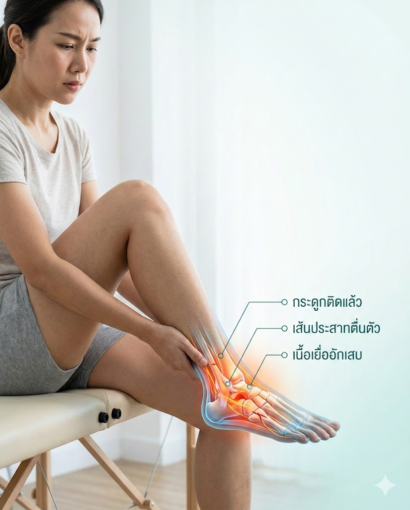 กระดูกติดแล้ว แต่ทำไมยังปวด บวม แดง? 4 เดือนแห่งความทรมานหลัง "ข้อเท้าพลิก" เรื่องจริงที่คนใส่เฝือกต้องรู้