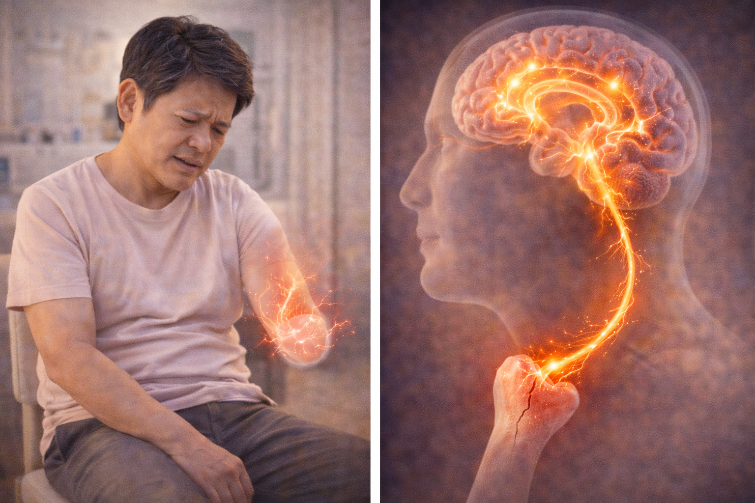 แขนที่หายไป... ทำไมยังปวดเหมือนโดนไฟช็อต? ไขปริศนา "ความปวดลวงตา" (Phantom Limb Pain)