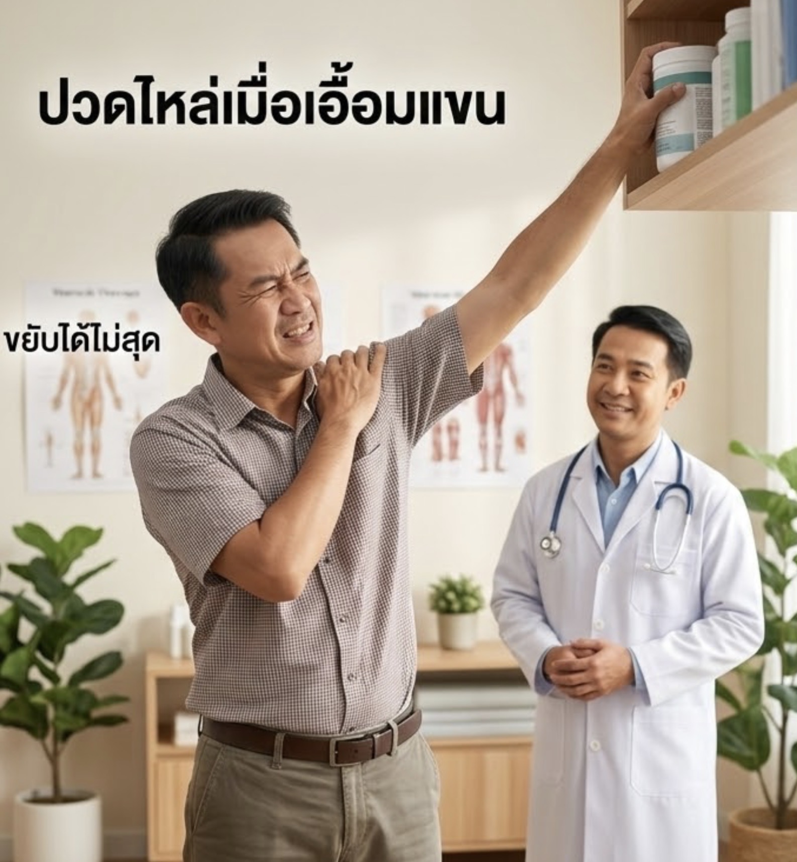 ปวดไหล่... แค่เมื่อย หรือ "เส้นเอ็น" กำลังจะขาด? เช็กสัญญาณอันตรายก่อนไหล่พัง