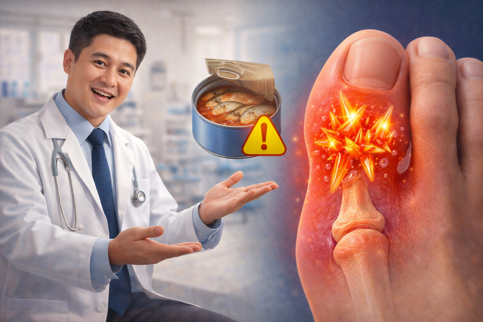 เป็นเก๊าท์... กิน "ปลากระป๋อง" ได้ไหม? เจาะลึกความจริงที่คนปวดข้อต้องรู้