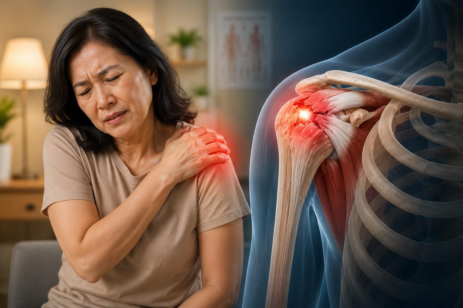 ปวดไหล่จนยกแขนไม่ขึ้น... ผล MRI บอกว่า "เอ็นฉีก" ต้องรีบผ่าตัดจริงหรือ?