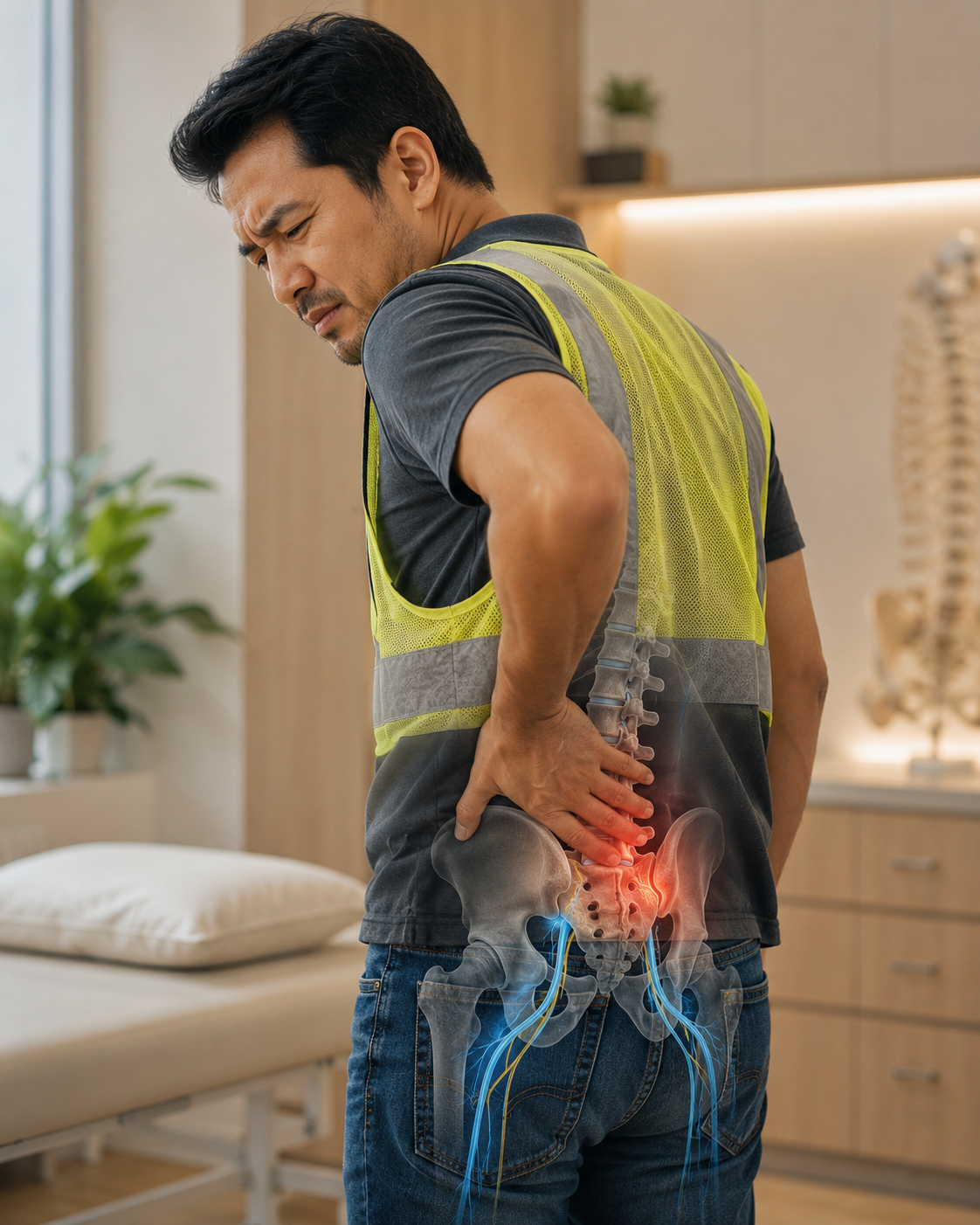 ปวดหลังร้าวลงขา ไม่ใช่แค่หมอนรองกระดูกทับเส้น รู้จัก "Spondylolysis" กระดูกสันหลังส่วน Pars หัก