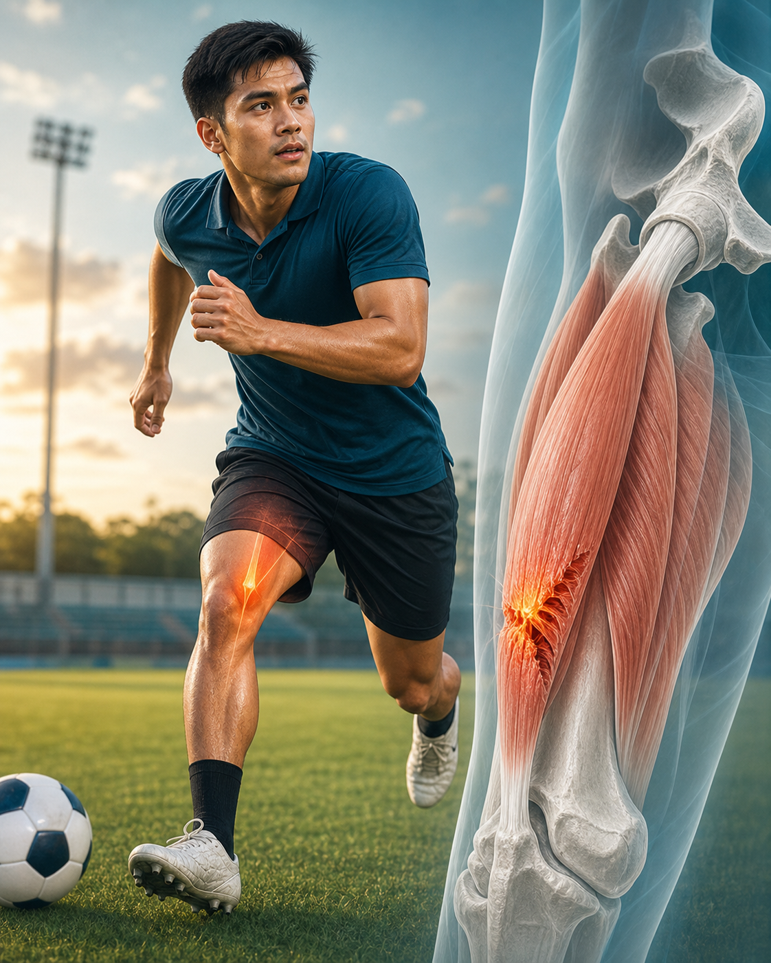 กล้ามเนื้อต้นขาฉีก — รักษาได้ถ้าวินิจฉัยถูกต้องตั้งแต่ต้น